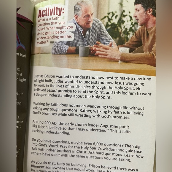 Living by Faith 30 Prayer Devotion Prayer Journal for men - Picture 4 of 6